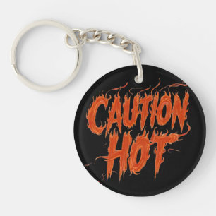 Porte-clefs Attention Hot