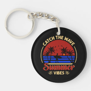 Porte-clefs Attrapez l'ambiance estivale de la vague