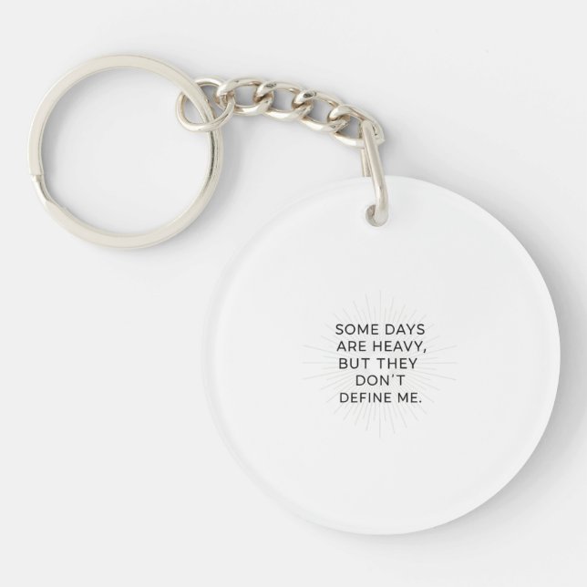 Porte-clefs Au-delà des jours difficiles (Devant)