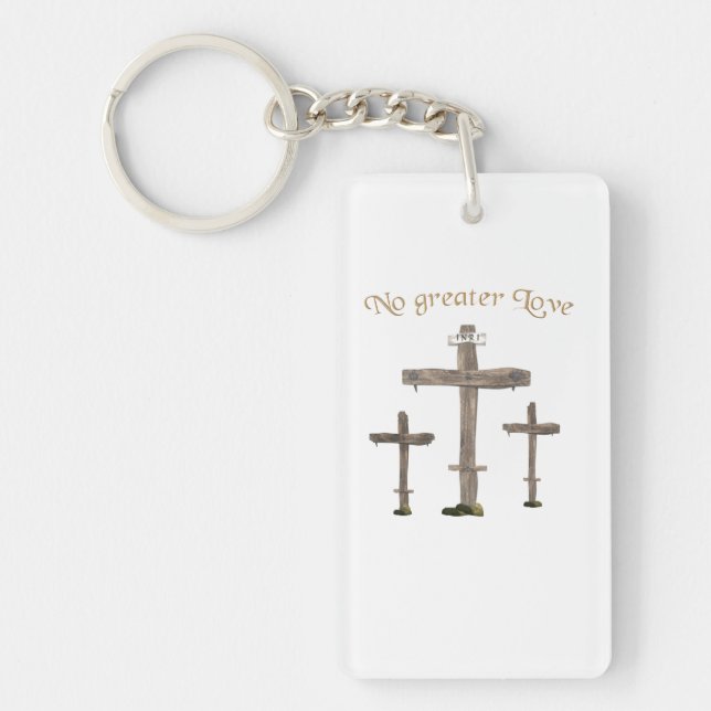 Porte-clefs aucun amour plus grand (Devant)