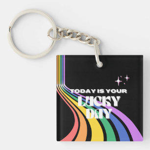 Porte-clefs Aujourd'hui est votre jour de chance, Lucky, Lucki