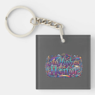 Porte-clefs Aussi haut que l'honneur, t-shirt