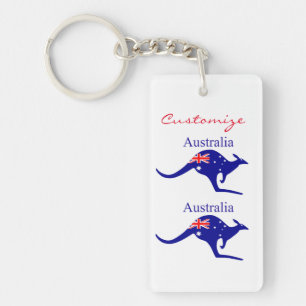 Porte-clefs Australie : Drapeau Kangaroo Thunder_Cove
