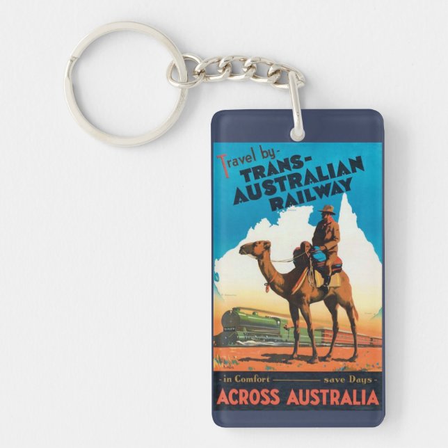 Porte-clefs Australie vintage (Devant)