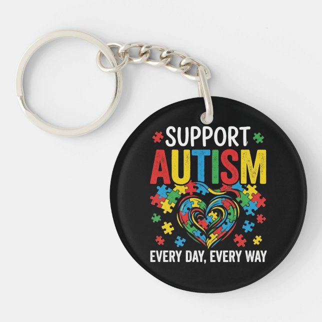 Porte-clefs Autism awareness (Devant)