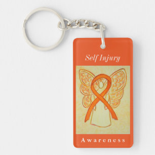 Porte-clefs Auto-blessure Sensibilisation Gardien Angel Porte