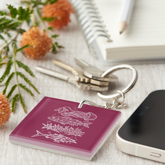 Porte-clefs Autocollant (Devant Droit)