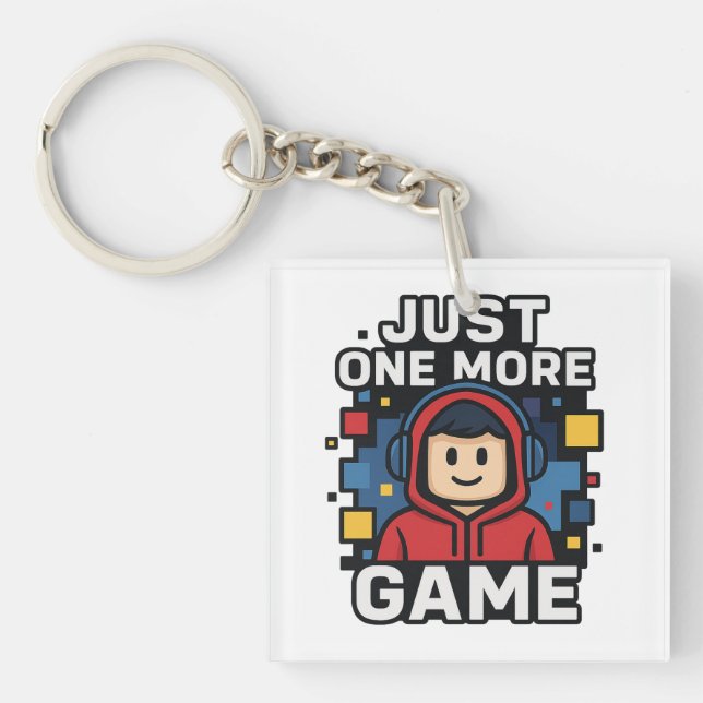 Porte-clefs Autocollant de joueur pour un jeu de plus (Devant)