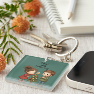 Porte-clefs Autocollant de Noël Ne Cessez Jamais de Croire