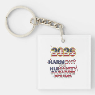 Porte-clefs Autocollant de Paix Patriotique