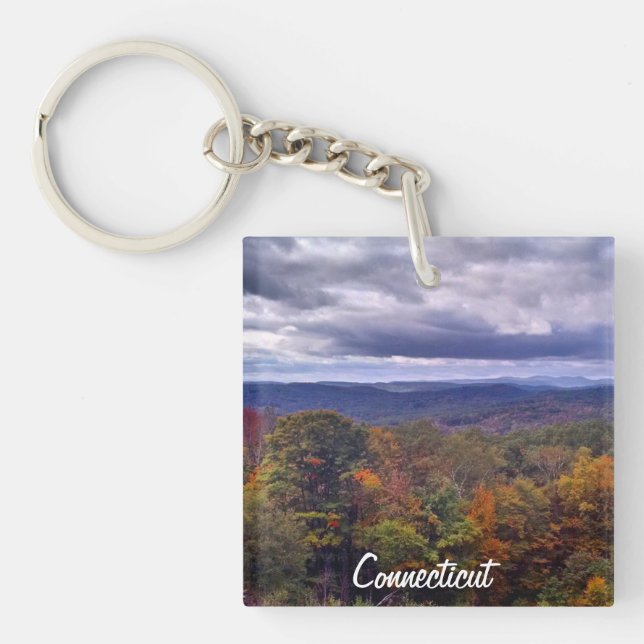 Porte-clefs Automne dans le Connecticut 2 (Devant)