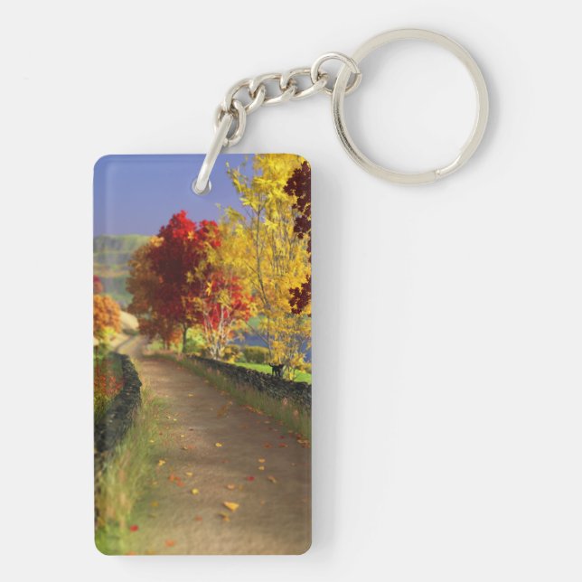 Porte-clefs Automne dans le Porte - clé acrylique Glen (Dos)