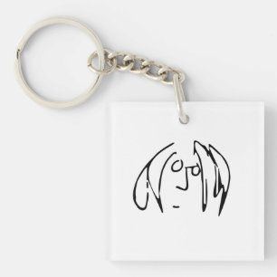 Porte-clefs autoportrait lennon