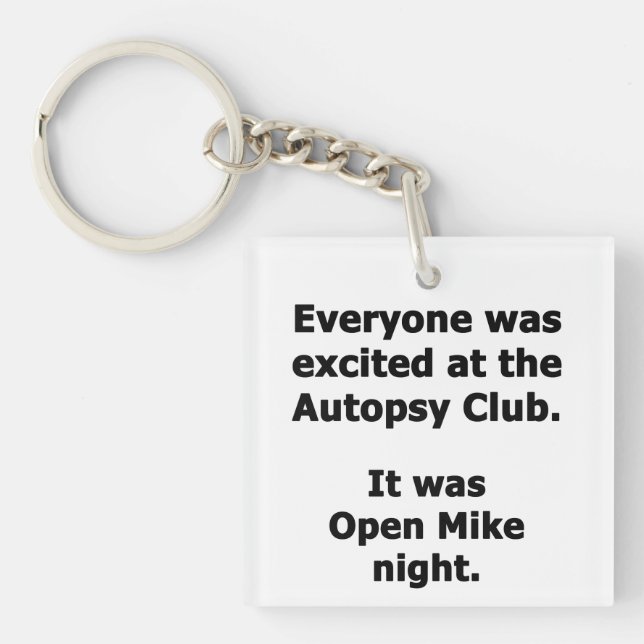 Porte-clefs Autopsie Club (Devant)