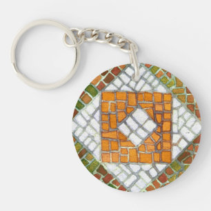 Porte-clefs AUTUMN MOSAIC Porte - clé circulaire acrylique
