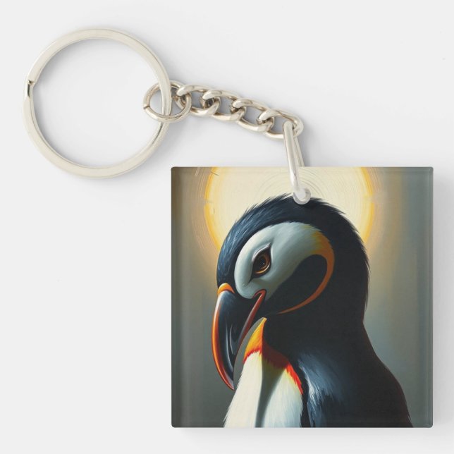 Porte-clefs Aventure du Manchot Mignon (Devant)