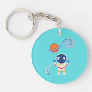Porte-clefs Aventures de dessins animés Spaceman.