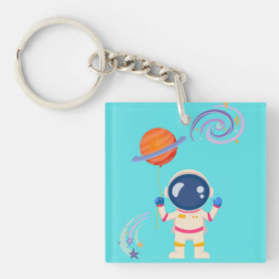 Porte-clefs Aventures de dessins animés Spaceman.
