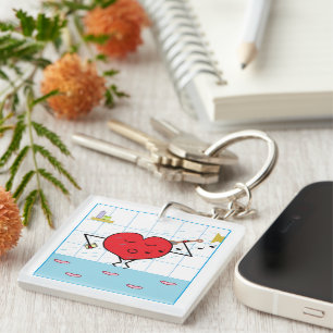 Porte-clefs Averse de l'amour :
