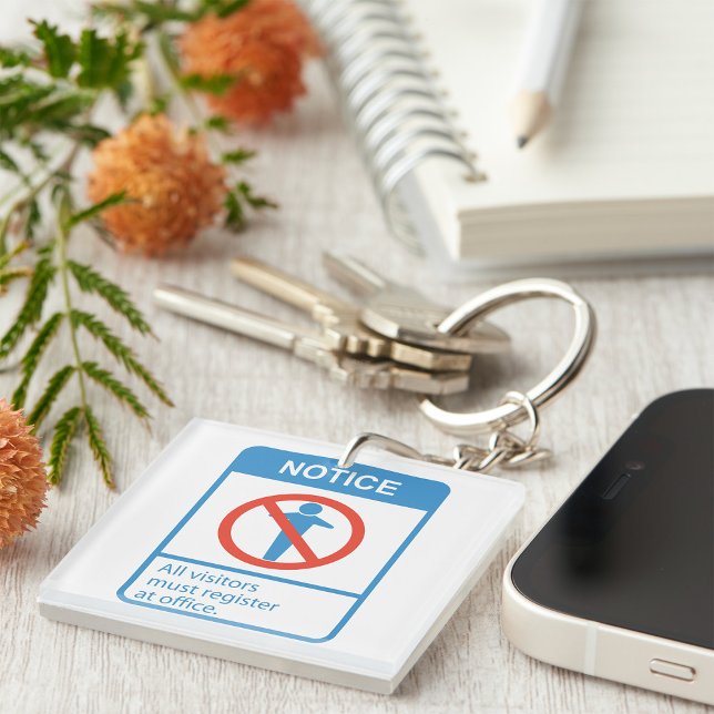 Porte-clefs Avis Tous Les Visiteurs (Créateur téléchargé)