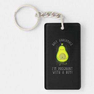 Porte-clefs Avocado Je Suis Enceinte Avec Un Garçon