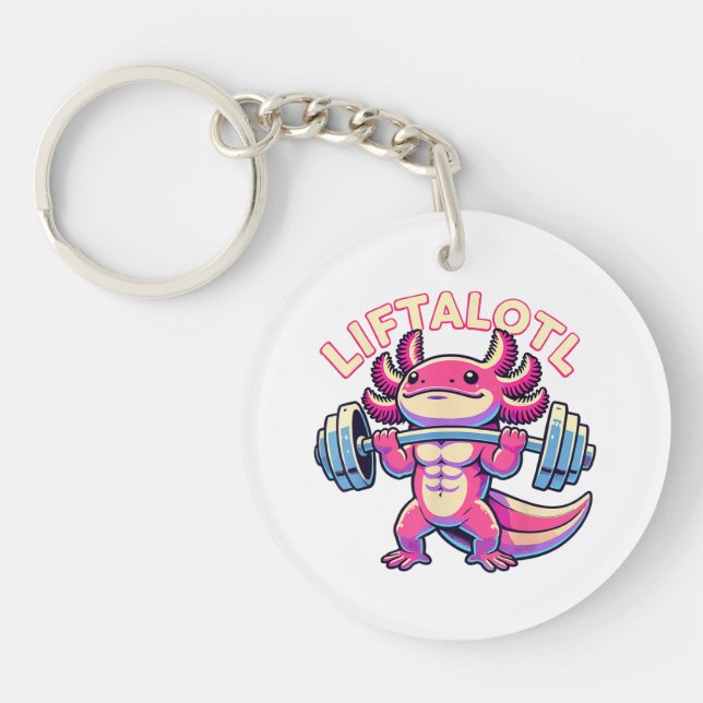 Porte-clefs  Axolotl LIFTALOTL (Devant)