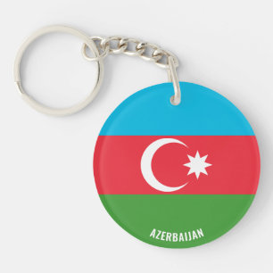 Porte-clefs Azerbaïdjan Drapeau charmant patriotique