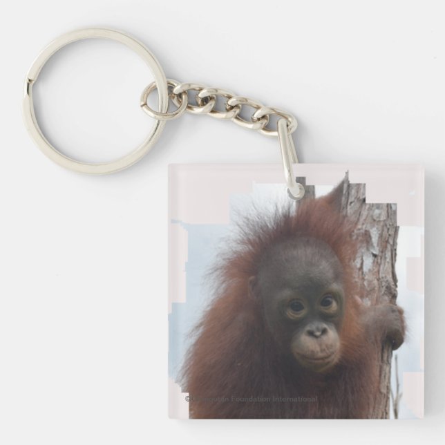 Porte-clefs Baby Girl Orangutan (Devant)