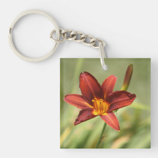 Porte-clefs Badge de Lys Africain