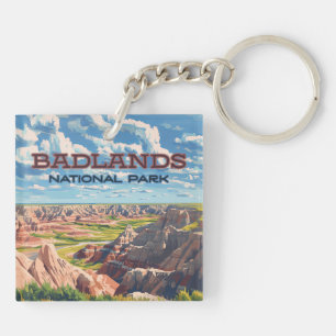 Porte-clefs Badlands National Park South Dakota Landcape