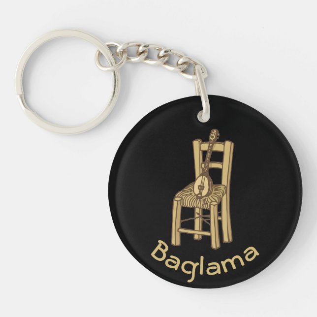 Porte-clefs Baglama sur Porte - clé président (Devant)