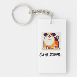 Porte-clefs Bague à clé à pointe de chien