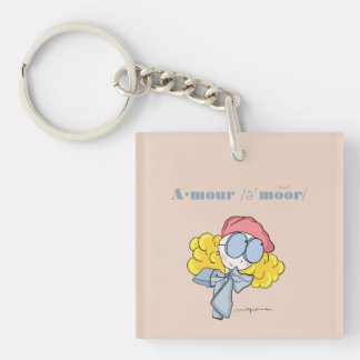 Porte-clefs Bague de clé Amour