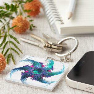 Porte-clefs Bague de touche d'Imaginaire fractale