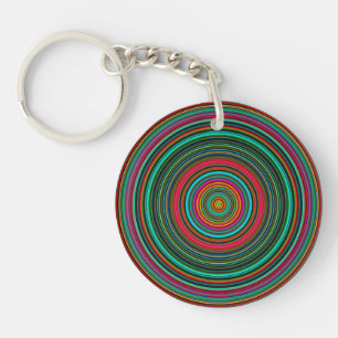 Porte-clefs Bagues multicolores