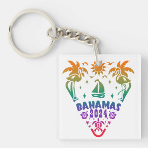 Porte-clefs Bahamas Bliss : Une escapade tropicale à Island Pa