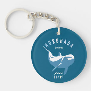 Porte-clefs Baignade avec les dauphins Hurghada Egypt T-shirt