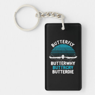 Porte-clefs Baignade - Papillon papillon