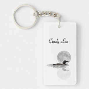 Porte-clefs Baignades De Loon Dans L'Anneau Clé Lune