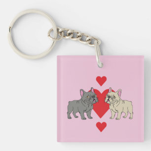 Porte-clefs Baisers français Frenchies
