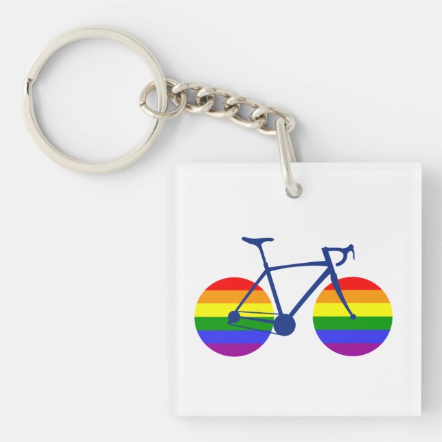 Porte-clefs Balade En Vélo Pride (Devant)