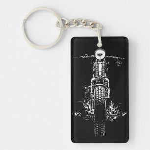 Porte-clefs Balade Retrospectives : Design de Moto Vintage Pei