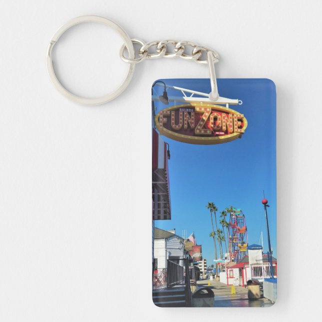 Porte-clefs Balboa Fun Zone, Newport Beach, Californie (Devant)