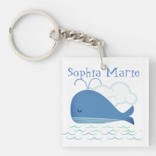 Porte-clefs Baleine détendue