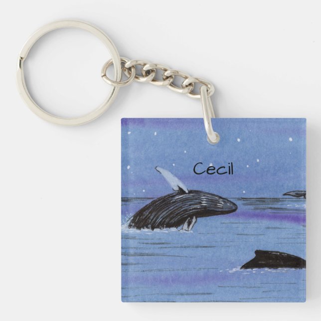 Porte-clefs Baleines (Devant)