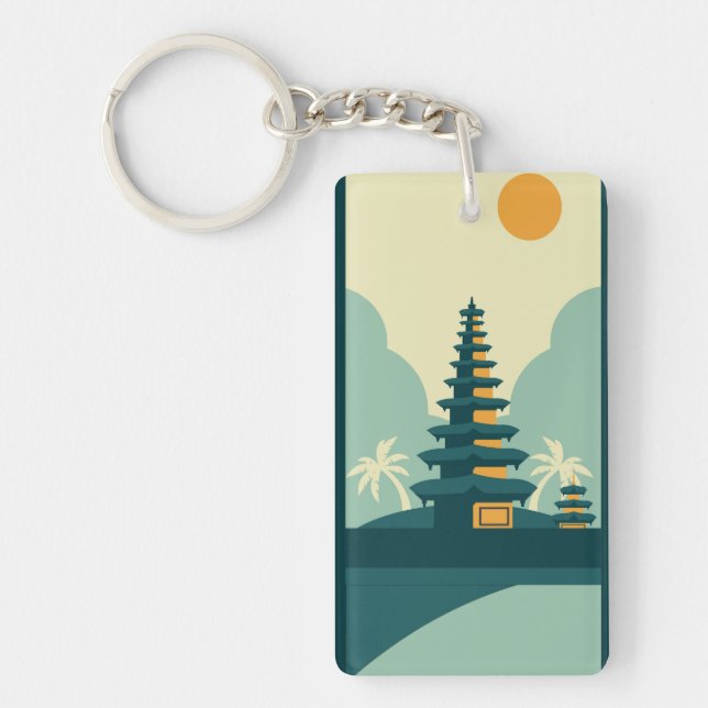 Porte-clefs Bali Indonésie (Devant)