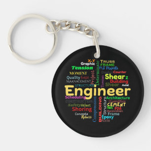 Porte-clefs Balise clé pour ingénieur