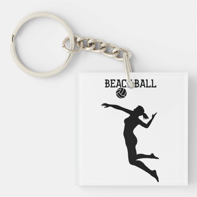 Porte-clefs Balle de plage (Devant)
