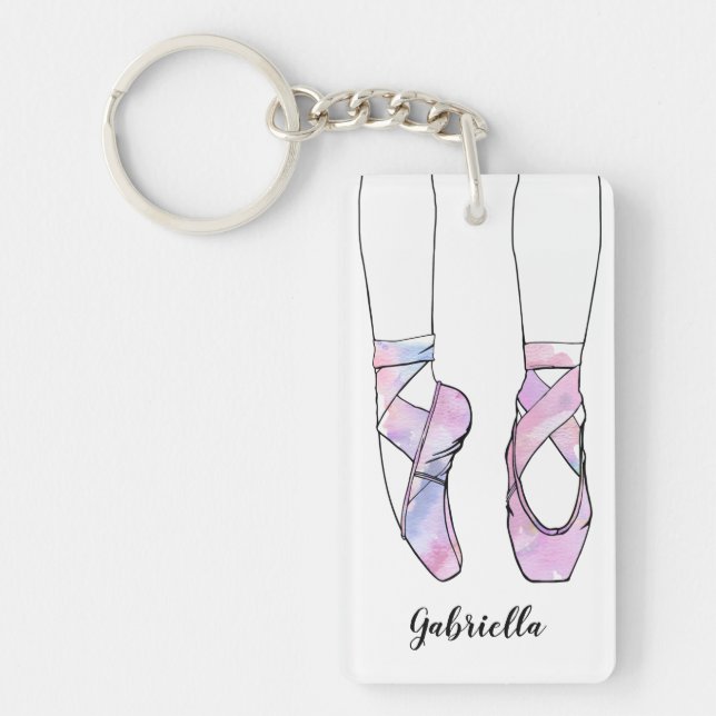 Porte-clefs Ballet personnalisé Ballerina (Devant)
