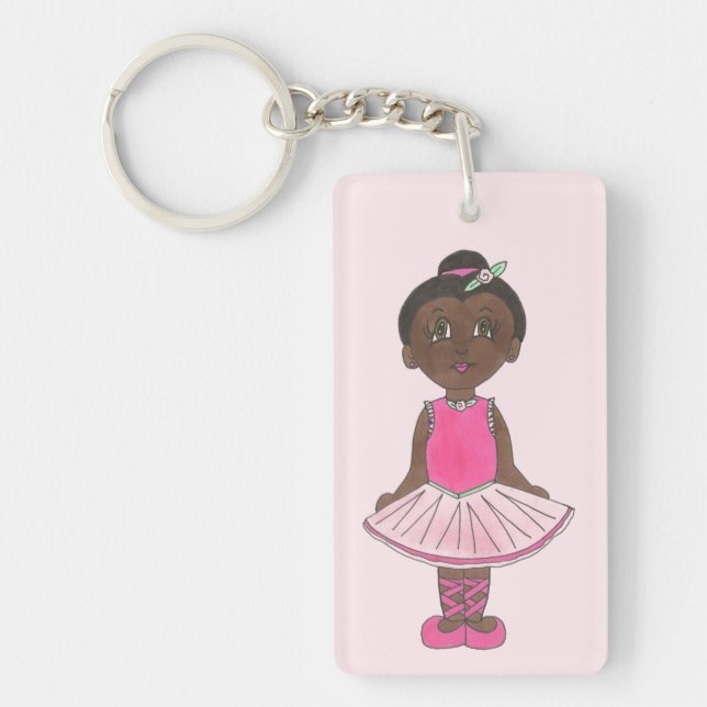 Porte-clefs Ballet rose Tutu Danse Considérant Costume Balleri (Devant)